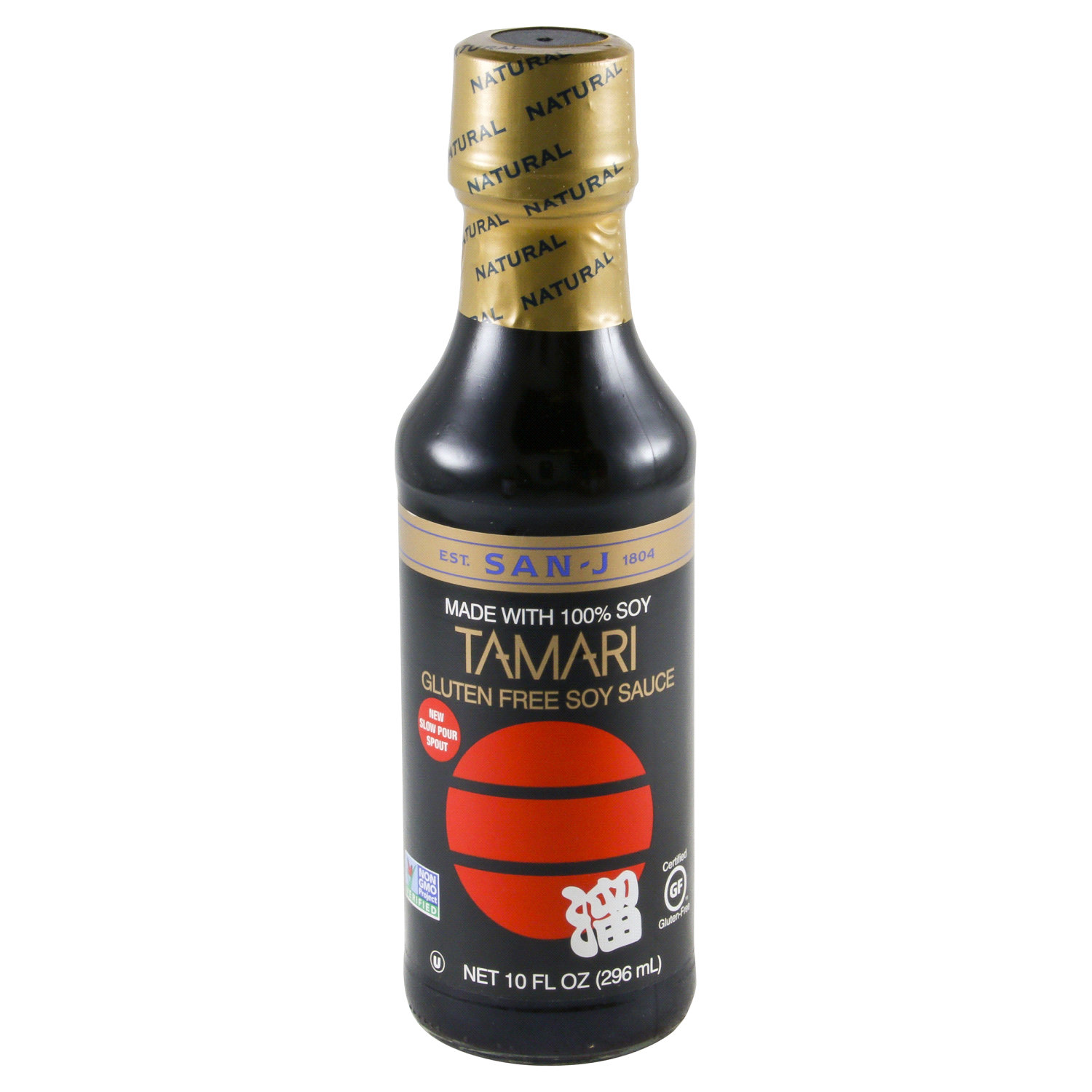 slide 1 of 3, San-J Tamari Brewed Soy Sauce 10 fl oz, 10 fl oz