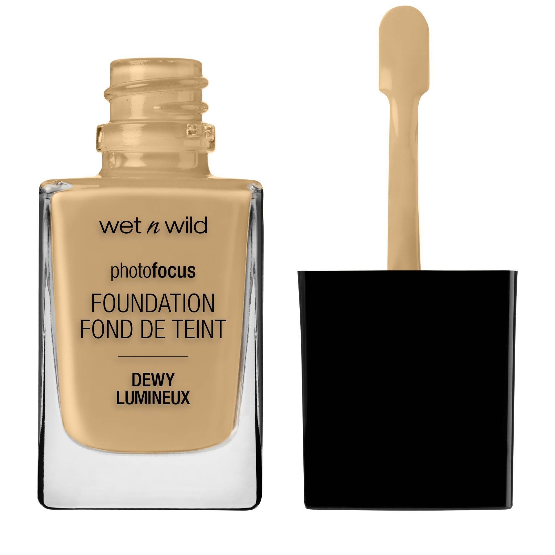 slide 1 of 3, Wet n Wild Photo Focus Dewy Foundation - Cream Beige - 0.95 fl oz, 0.95 fl oz