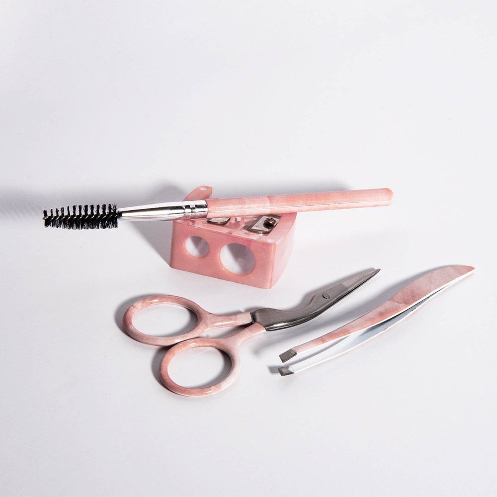 slide 2 of 4, Trim Rose Quartz Brow Kit, 4 ct