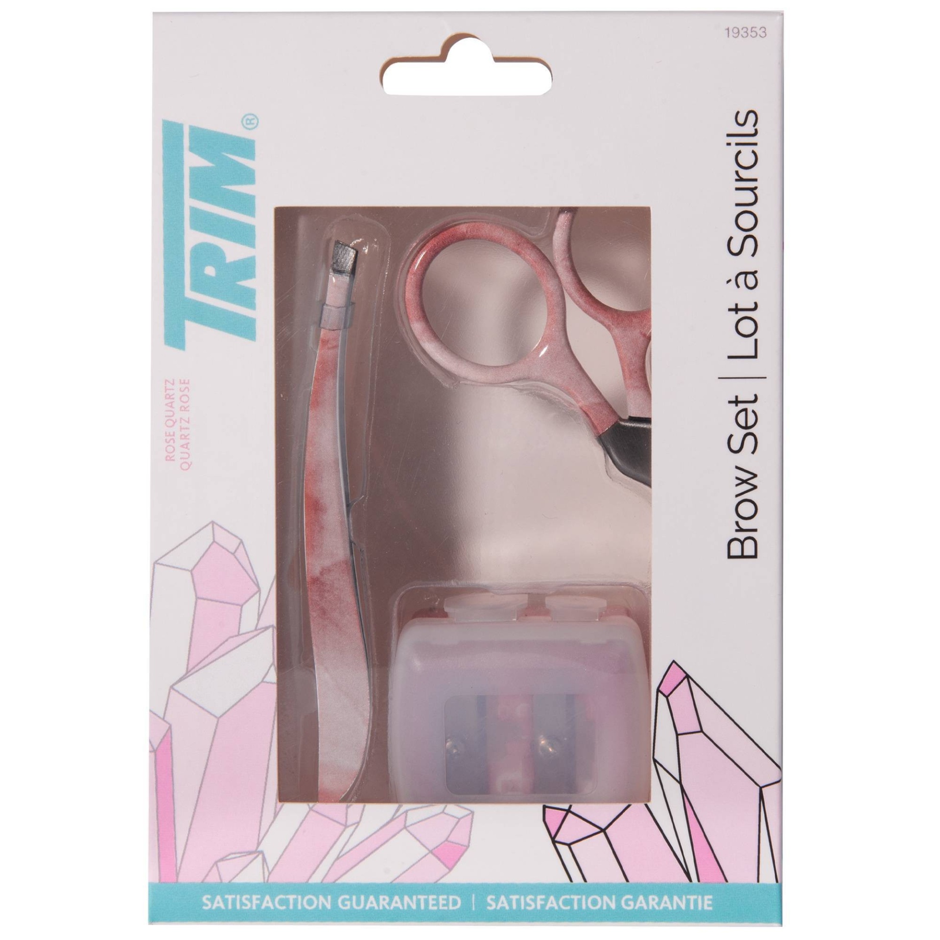 slide 1 of 4, Trim Rose Quartz Brow Kit, 4 ct