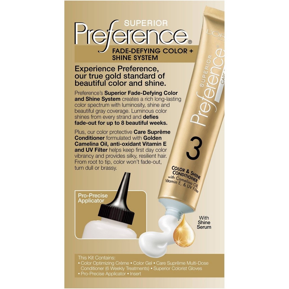 slide 2 of 6, L'Oréal Preference Base Hair Color - Opal Blonde, 1 kit