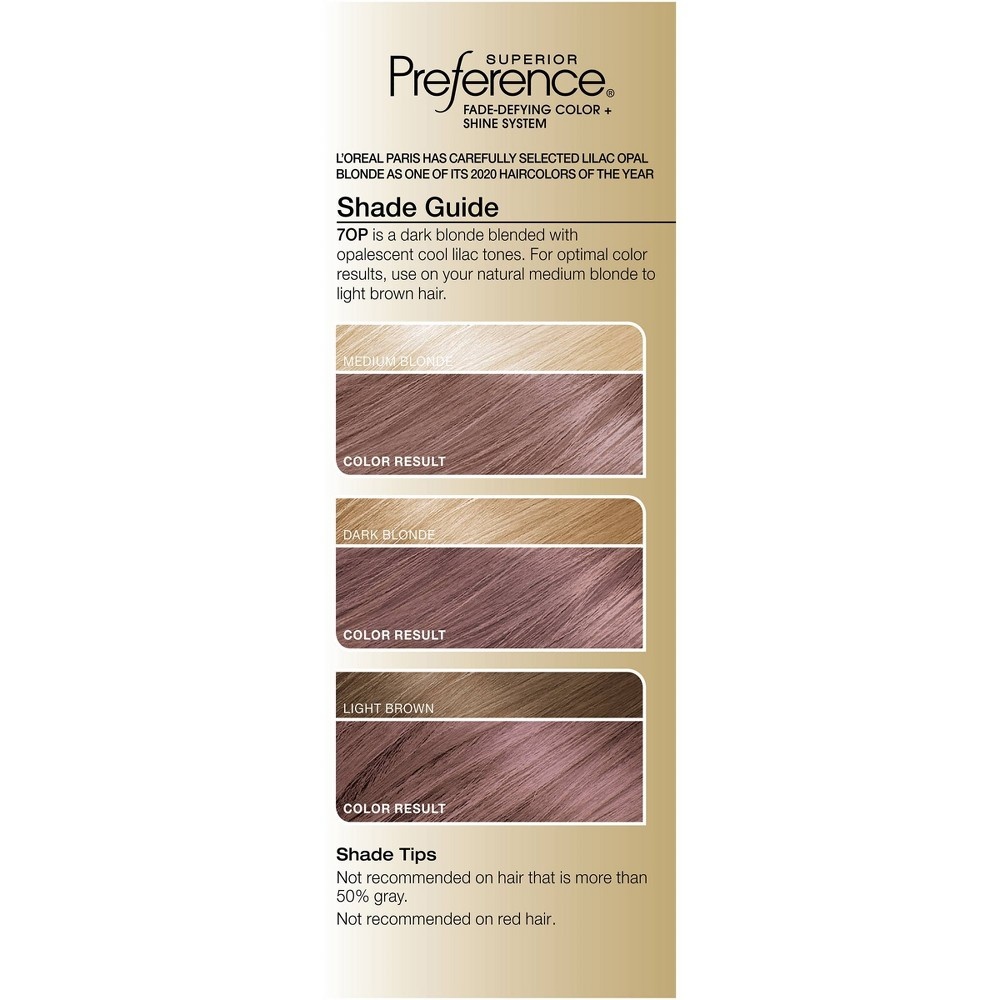 slide 3 of 6, L'Oréal Preference Base Hair Color - Opal Blonde, 1 kit