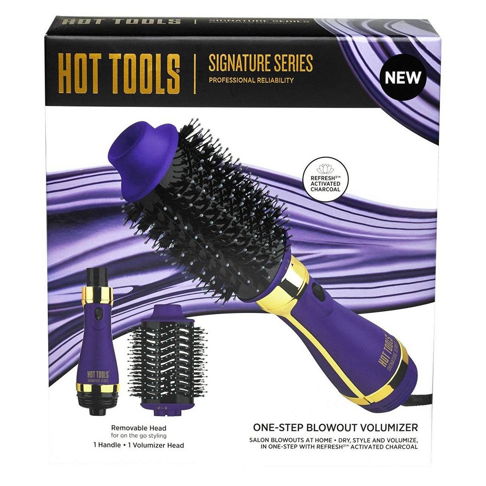 slide 4 of 6, Hot Tools Pro Signature Detachable One Step Volumizer and Hair Dryer - 2.8" Barrel, 1 ct