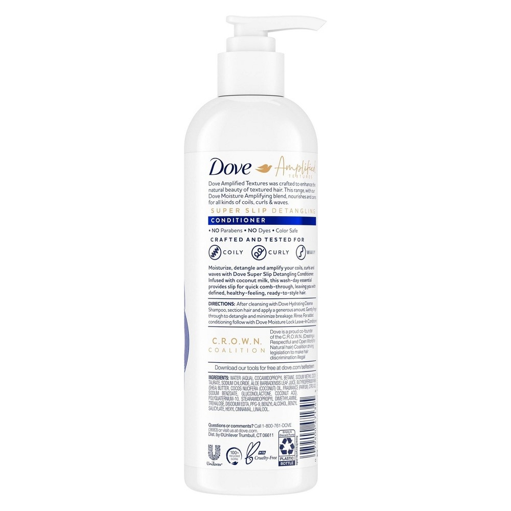 slide 3 of 4, Dove Beauty Super Slip Detangling Conditioner, 11.5 fl oz