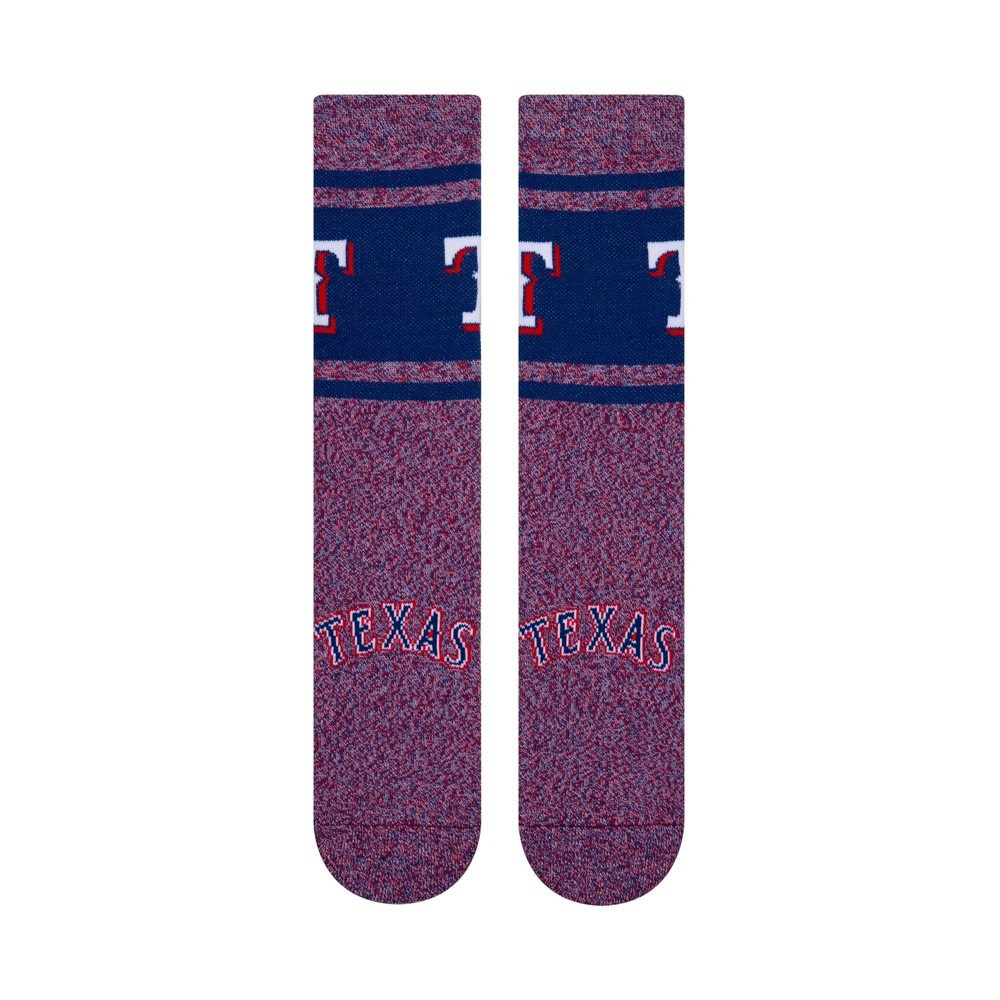 slide 2 of 3, MLB Texas Rangers Varsity Crew Socks, 1 ct