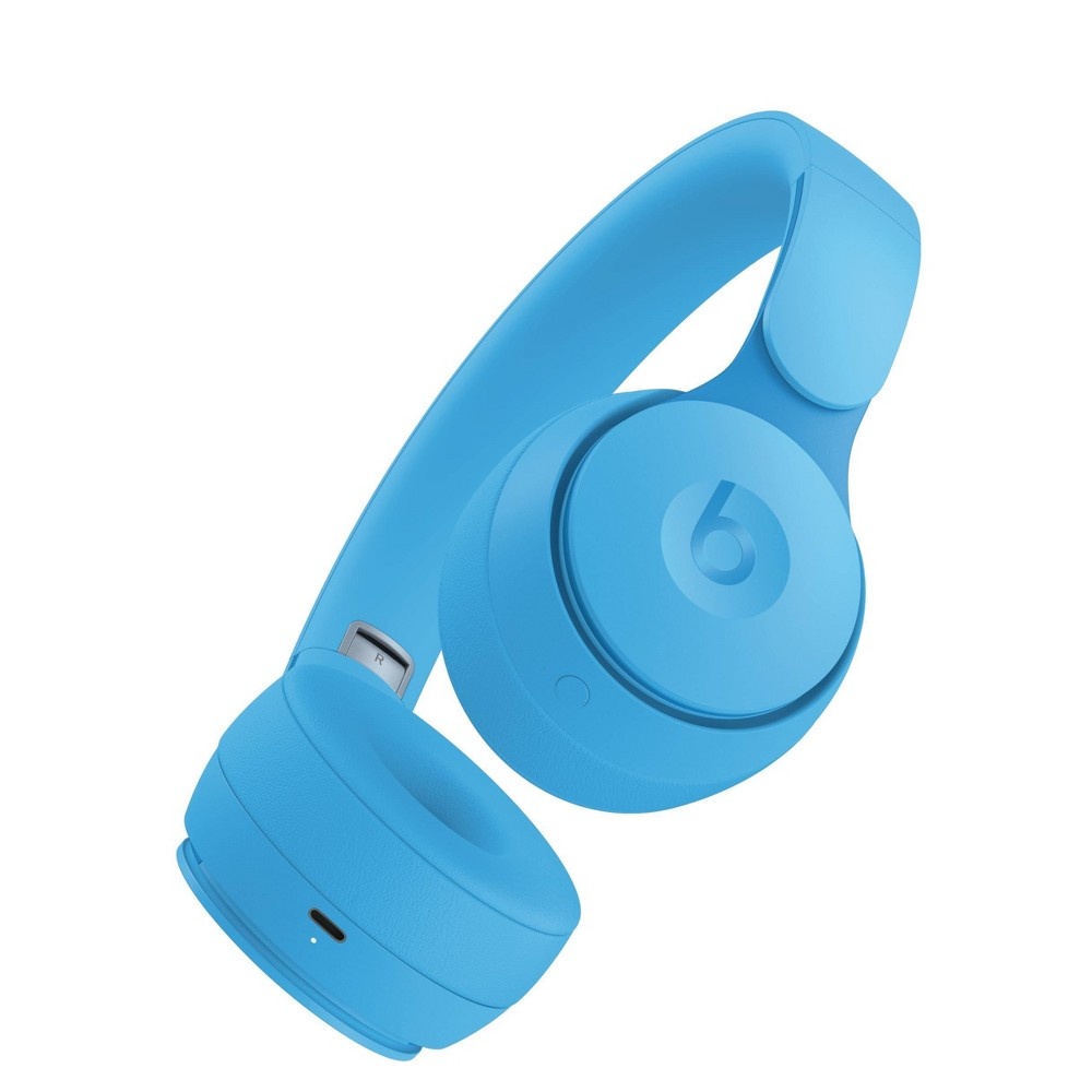 slide 2 of 5, Beats Solo Pro On-Ear Wireless Headphones - More Matte Collection - Light Blue, 1 ct