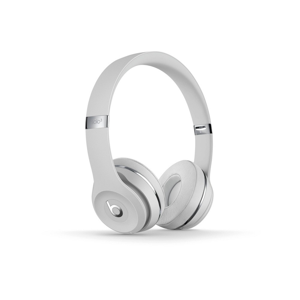 slide 2 of 6, Beats Solo³ Wireless On-Ear Headphones - Satin Silver, 1 ct