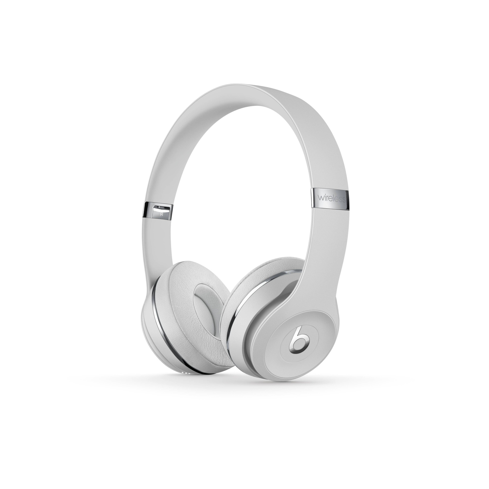 slide 1 of 6, Beats Solo³ Wireless On-Ear Headphones - Satin Silver, 1 ct