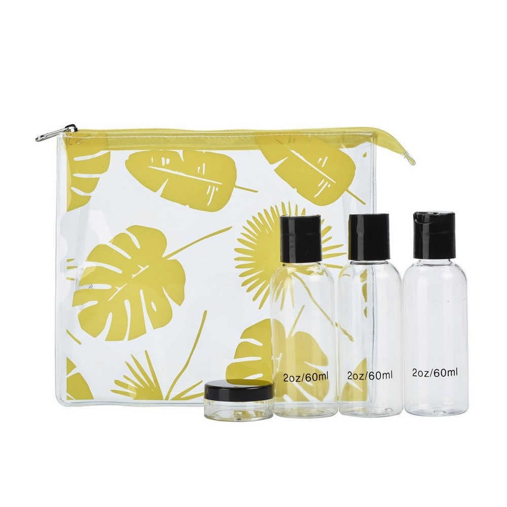 slide 3 of 3, Allegro TSA Kit With Bottles - Fronds, 1 ct