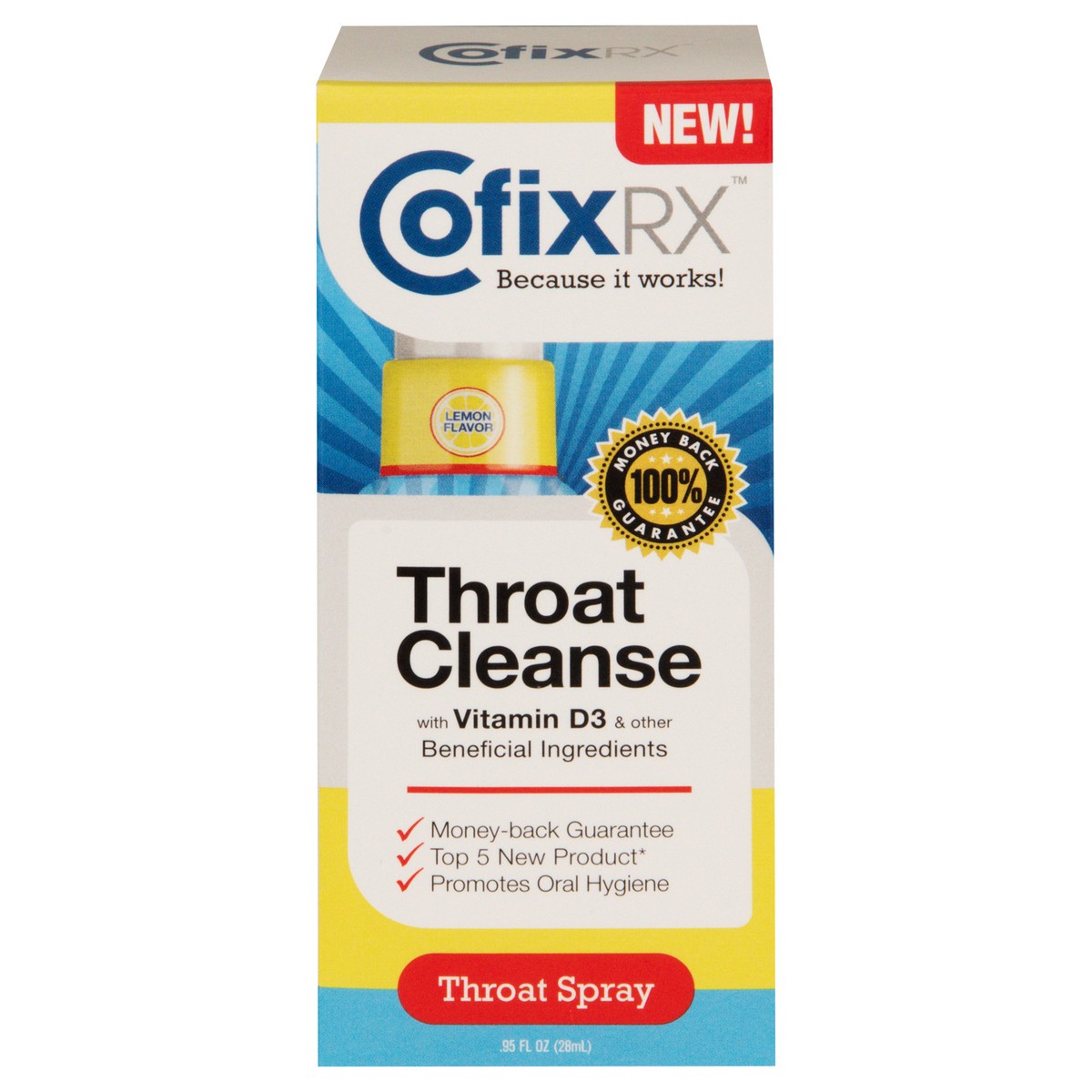 slide 4 of 4, CofixRX Throat Cleanse 0.95 fl oz, 0.95 fl oz