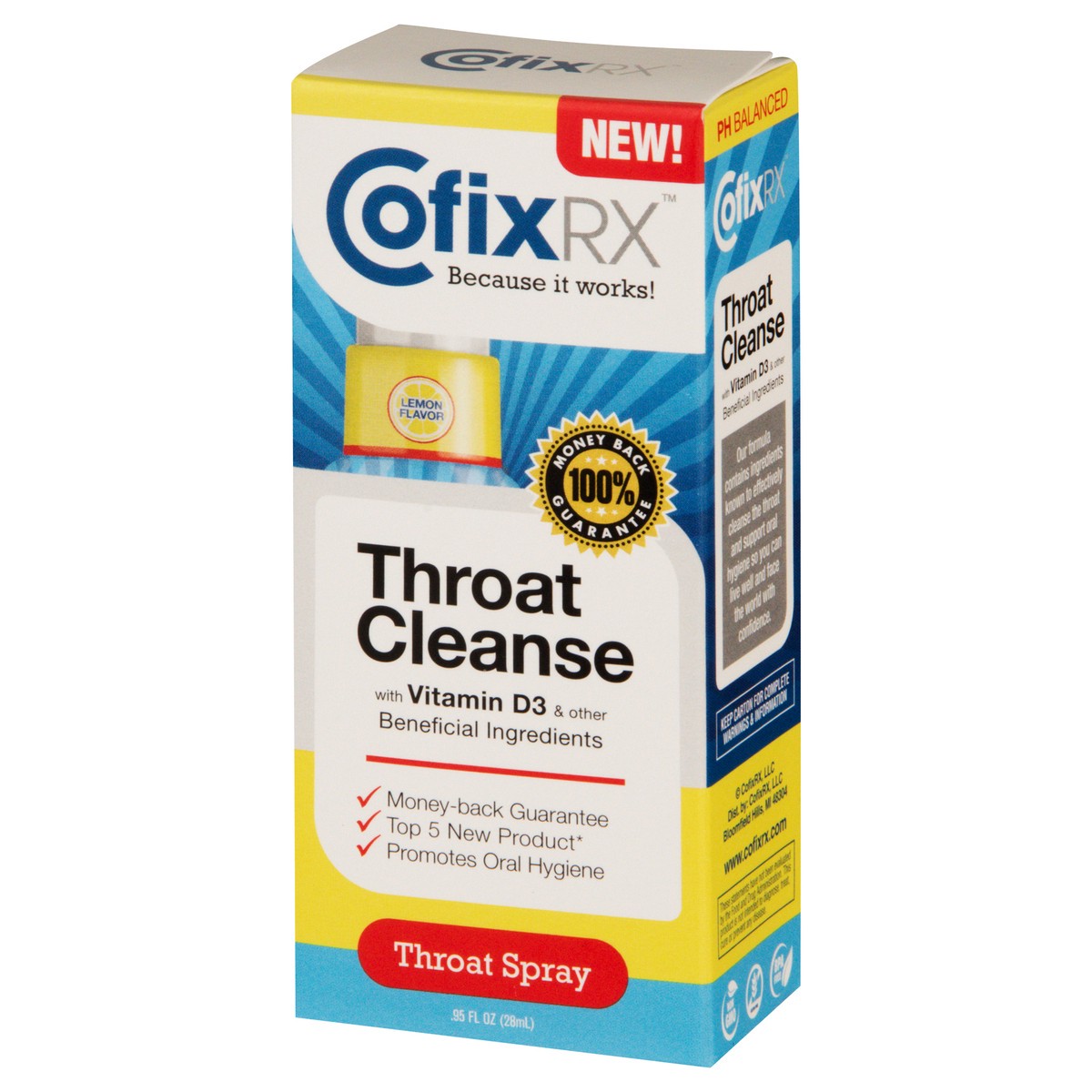 slide 2 of 4, CofixRX Throat Cleanse 0.95 fl oz, 0.95 fl oz
