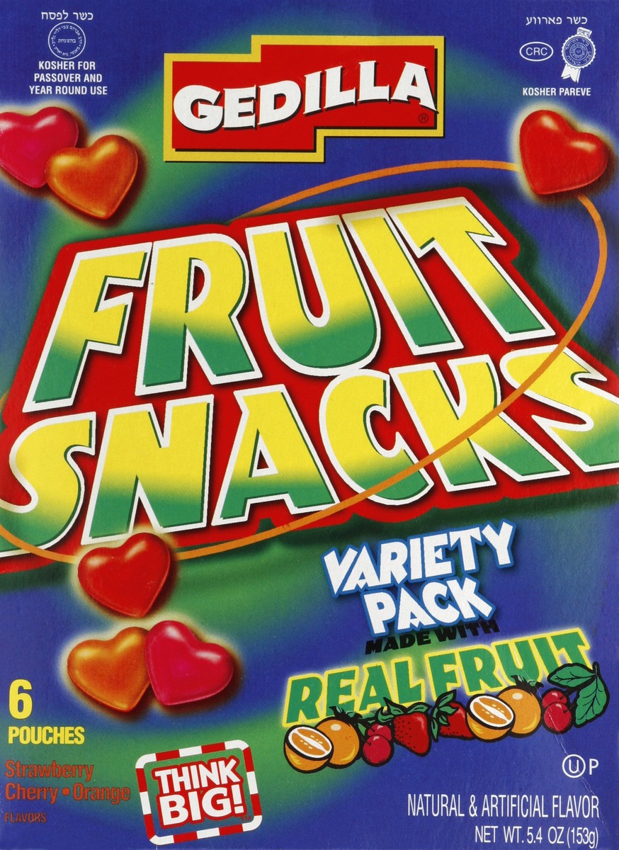 slide 2 of 4, Gedilla Fruit Snacks 6 ea, 6 ct