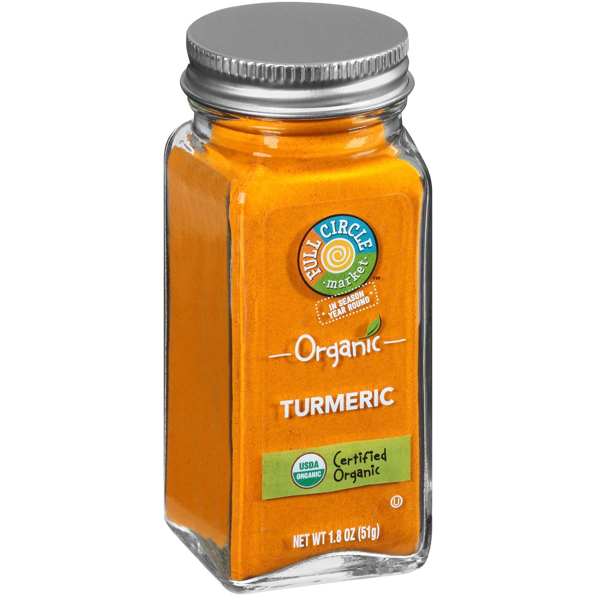 slide 7 of 9, Full Circle Market Turmeric, 1.8 oz