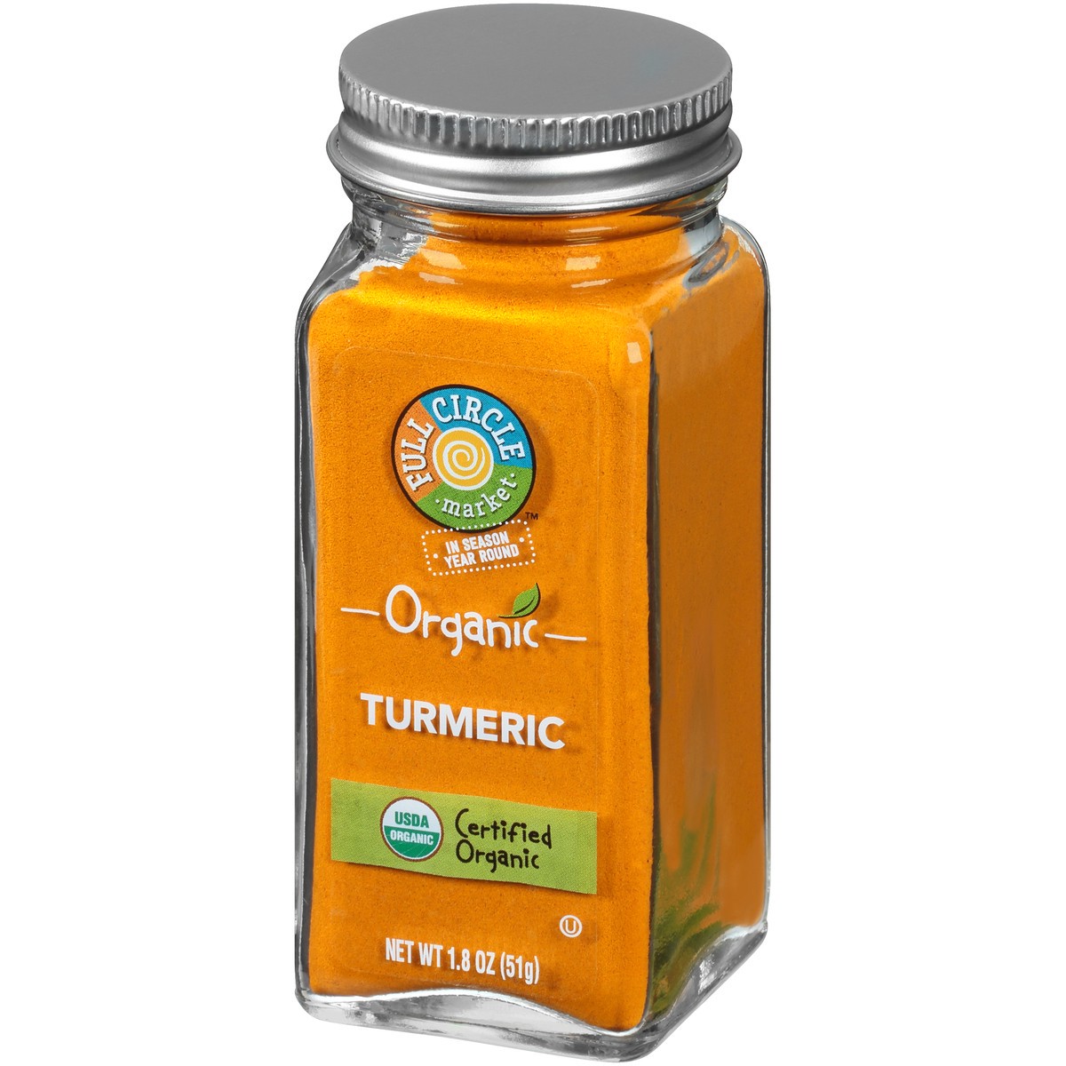slide 2 of 9, Full Circle Market Turmeric, 1.8 oz