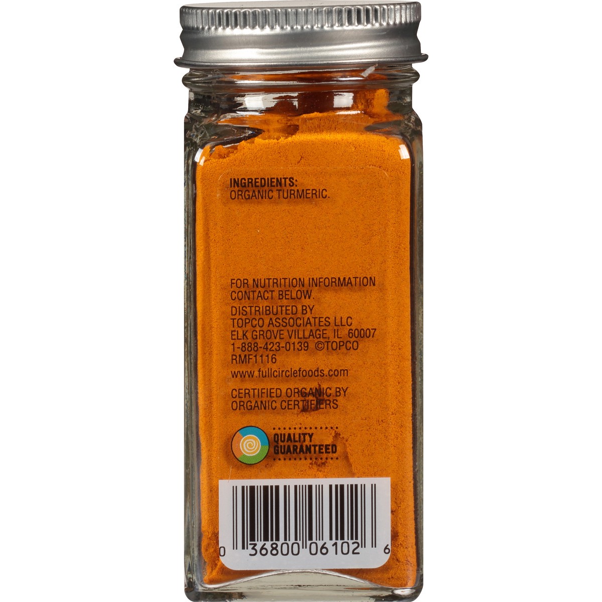 slide 3 of 9, Full Circle Market Turmeric, 1.8 oz