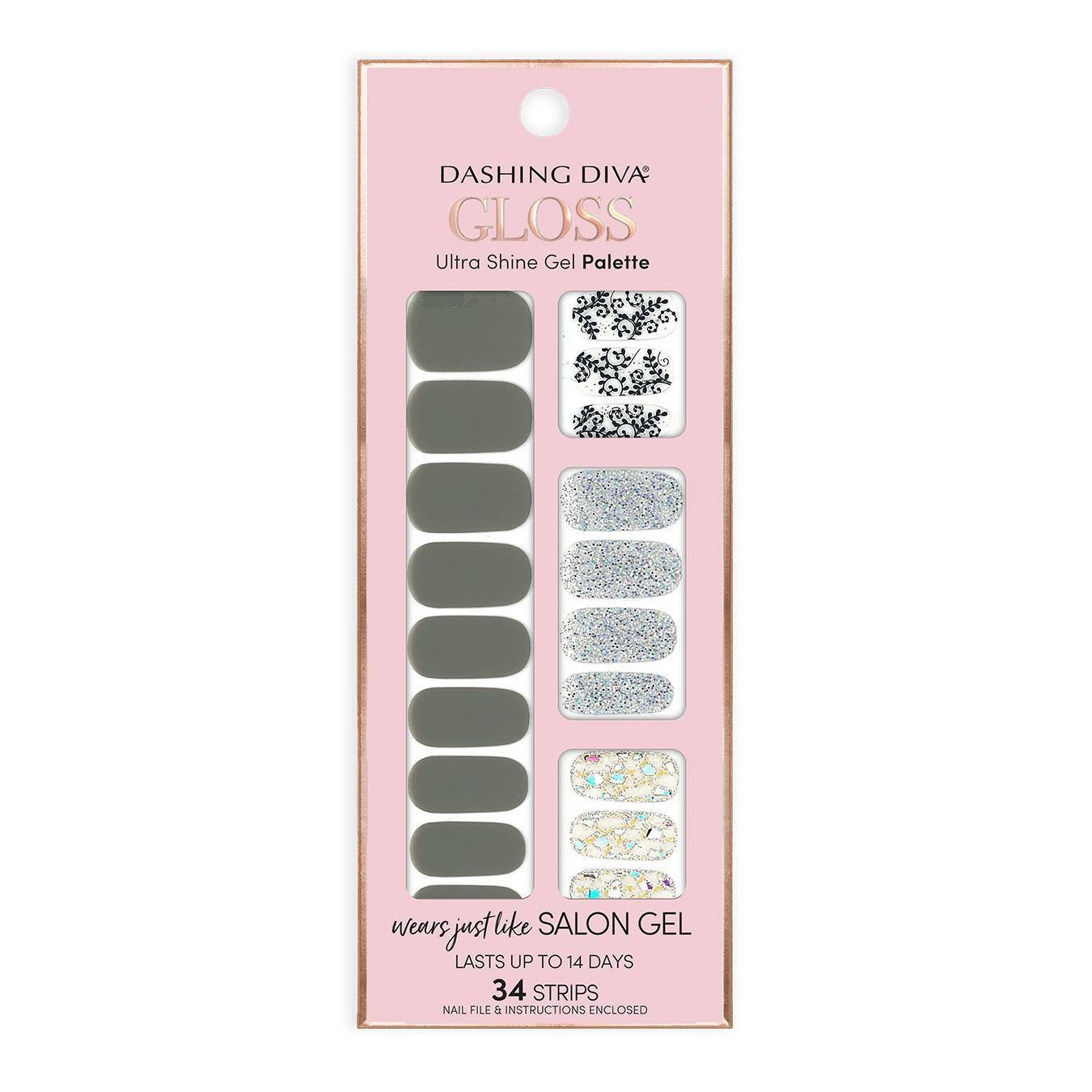 slide 1 of 3, Dashing Diva Gloss Ultra Shine Gel Palette - Sweet Escape, 1 ct