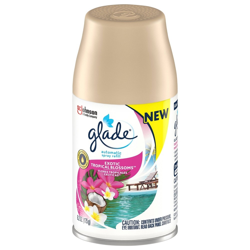 slide 4 of 5, Glade Exotic Tropical Blossom Automatic Spray Refill, 6.2 oz