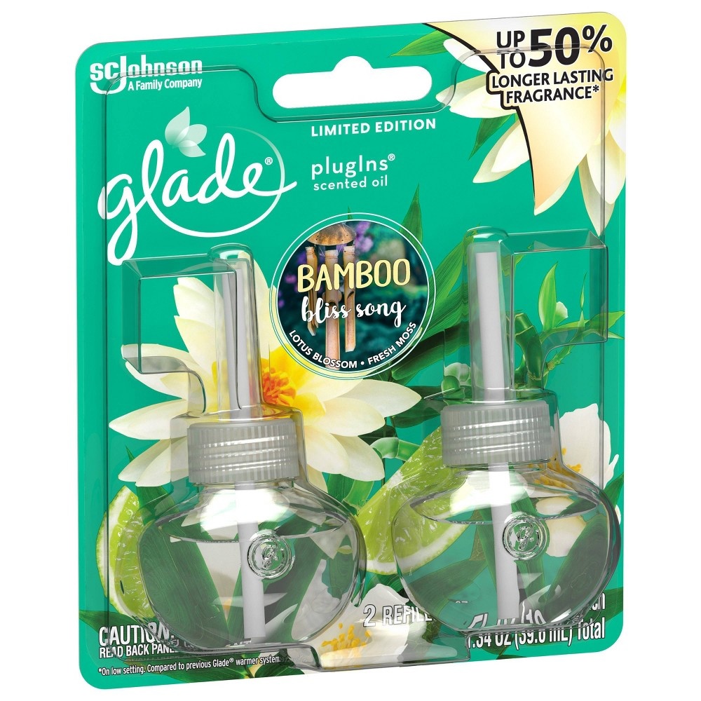 Glade Bamboo Bliss Song Plugins Refill 2 Ct 