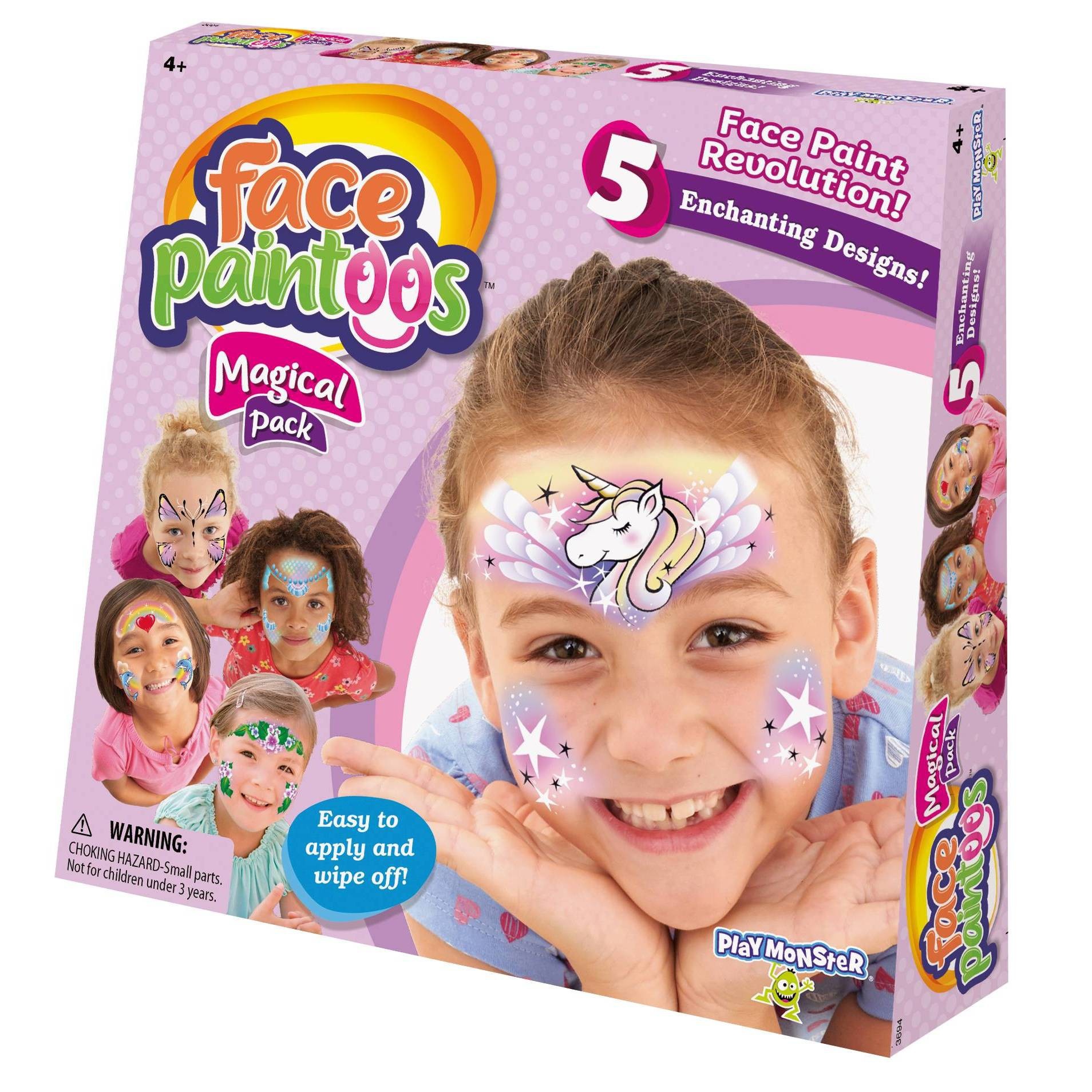 slide 1 of 3, PlayMonster Face Paintoos Magical Pack, 1 ct