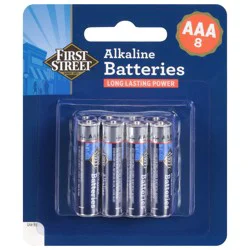 FIRST STREET Batteries 8 ea