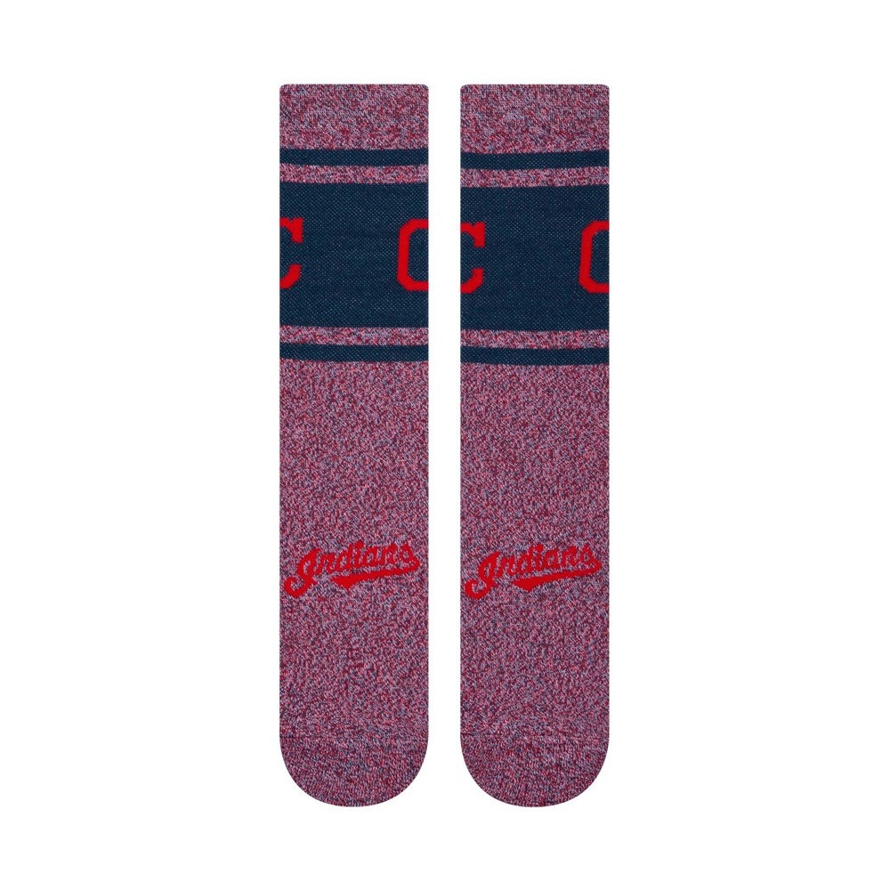 slide 2 of 3, MLB Cleveland Indians Varsity Crew Socks, 1 ct