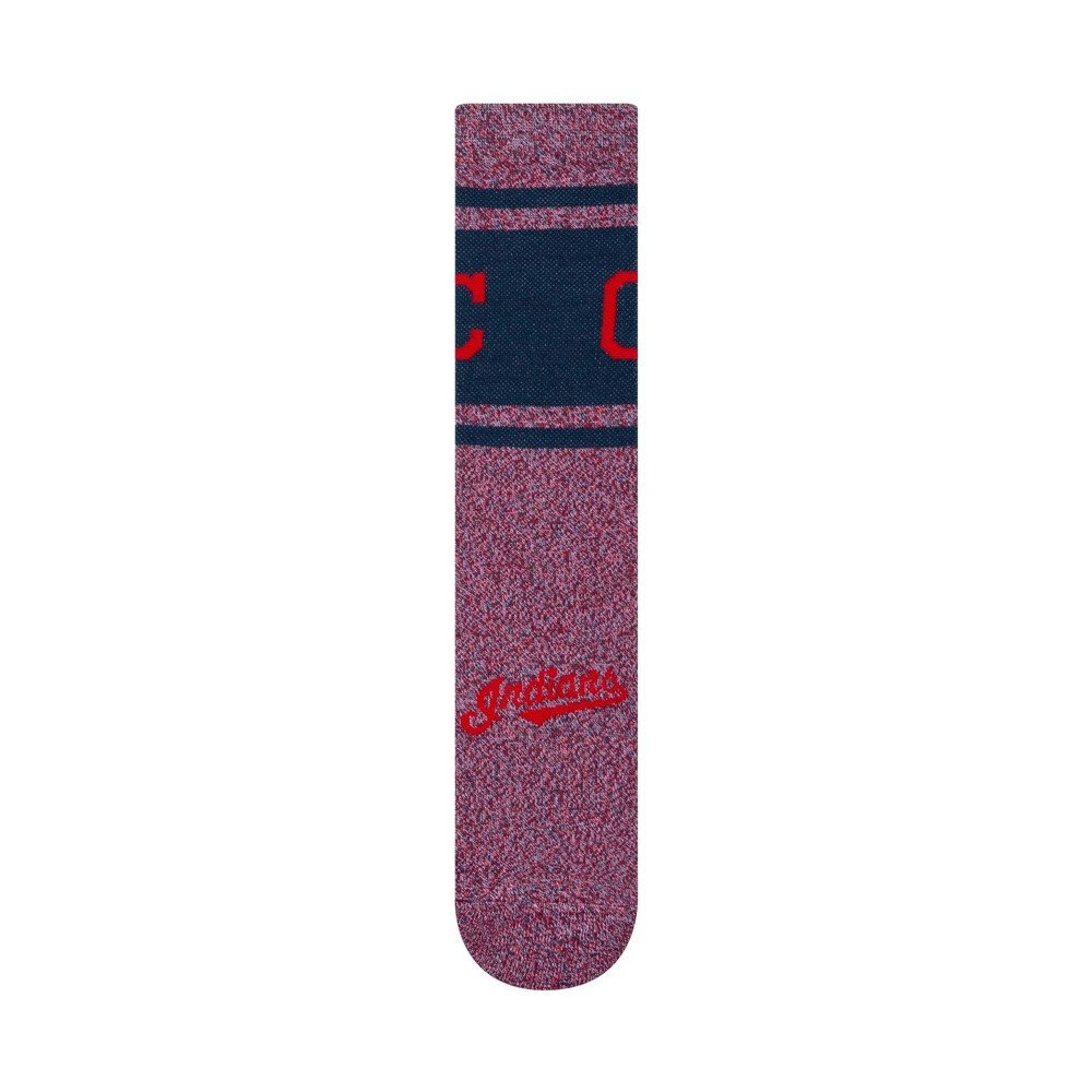 slide 3 of 3, MLB Cleveland Indians Varsity Crew Socks, 1 ct