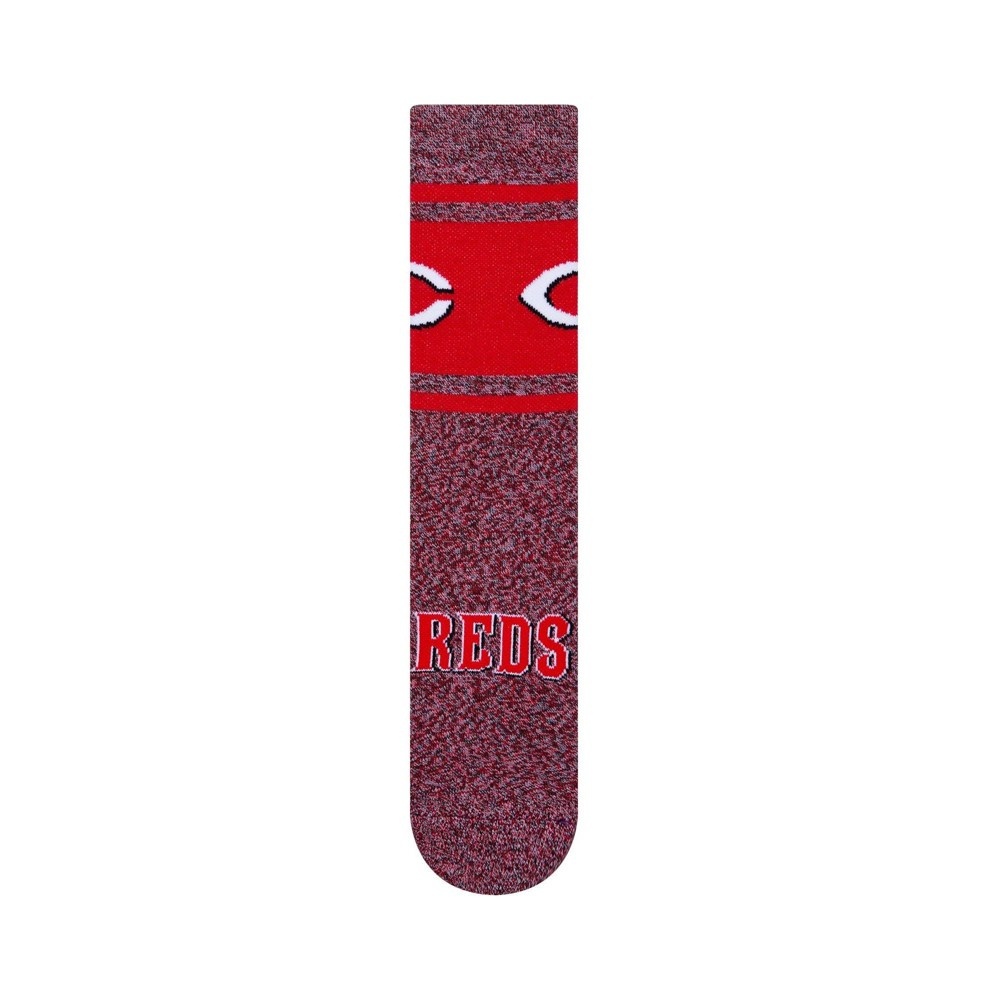 slide 3 of 3, MLB Cincinnati Reds Varsity Crew Socks, 1 ct