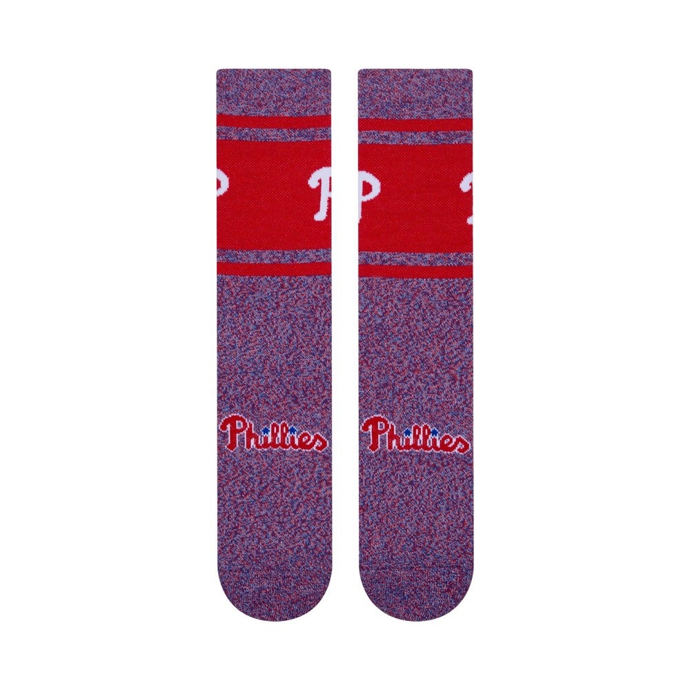 slide 2 of 3, MLB Philadelphia Phillies Varsity Crew Socks, 1 ct