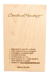 Central Market Maple Grilling Plank