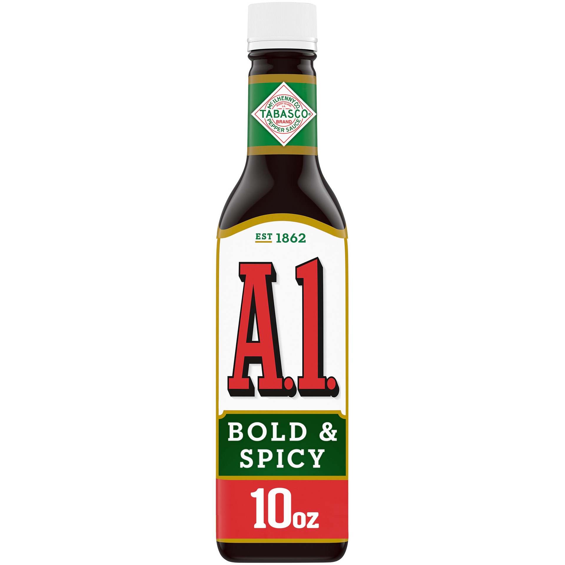 slide 1 of 5, A.1. Bold & Spicy Steak Sauce, 10 oz