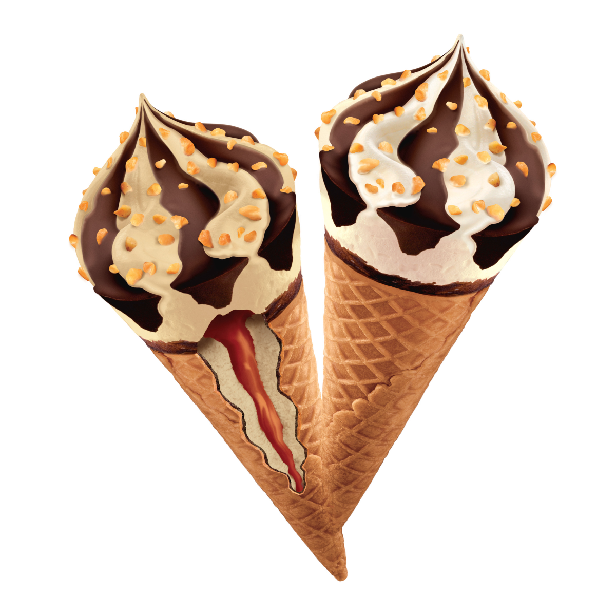 slide 17 of 29, Klondike Coocoo for Caramel & Vanilla Caramel Frozen Dairy Dessert Cone, 8 ct