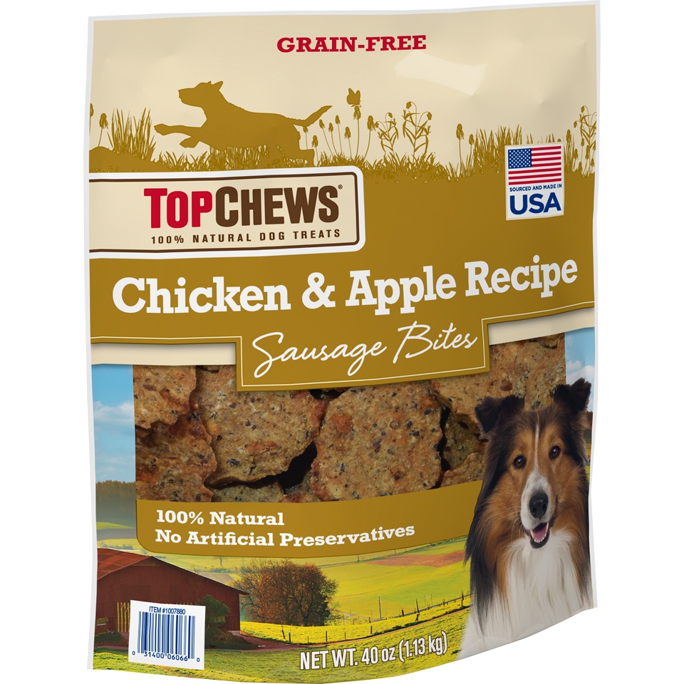 Top Chews Top Chews Chicken & Apple Sausage Recipe 40 oz | Shipt