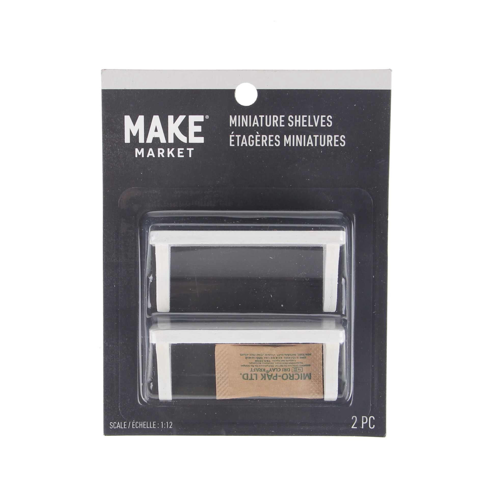 slide 2 of 2, Mini White Wall Shelves, 2ct. By Make Market, 2 ct