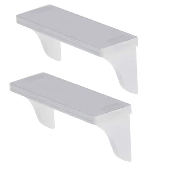 slide 1 of 2, Mini White Wall Shelves, 2ct. By Make Market, 2 ct
