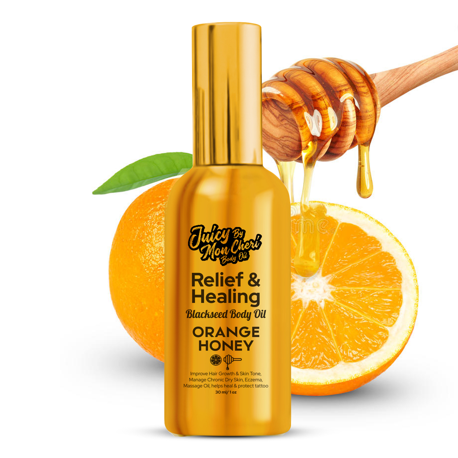 slide 1 of 1, JBMC Body Oil Spray Orange Honey 3.4oz, 3.4 oz