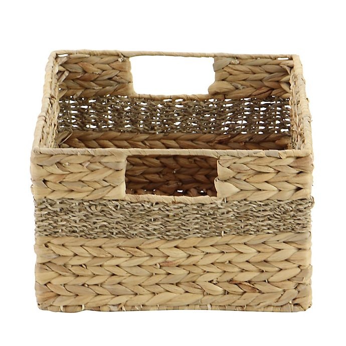 slide 3 of 10, Ridge Road Decor Braided/Woven Seagrass Basket Set, 4 ct