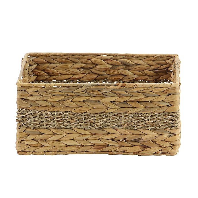 slide 6 of 10, Ridge Road Decor Braided/Woven Seagrass Basket Set, 4 ct