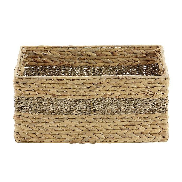 slide 8 of 10, Ridge Road Decor Braided/Woven Seagrass Basket Set, 4 ct