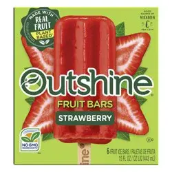 Outshine Ice Strawberry Fruit Bars 6 ea