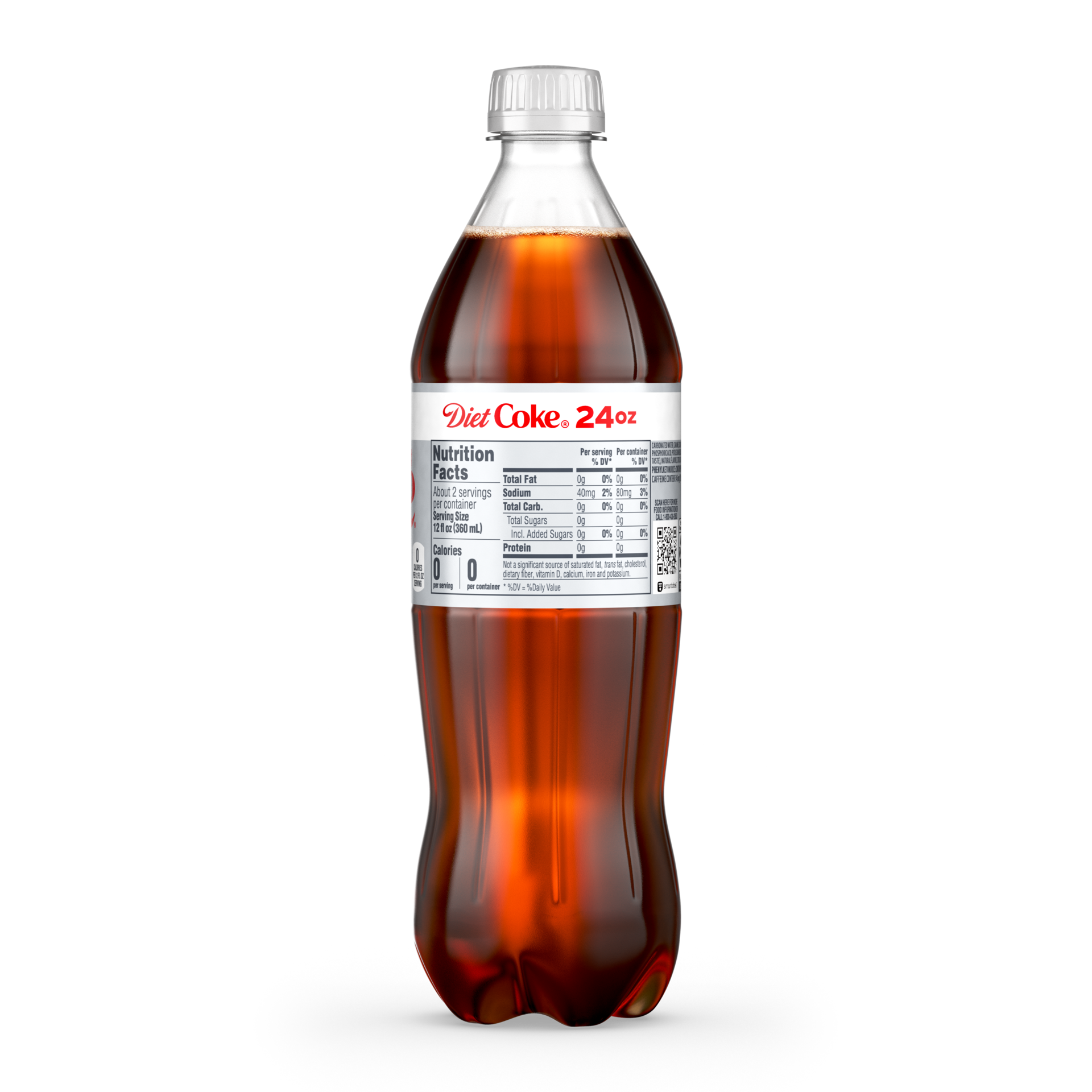 slide 3 of 5, Diet Coke Soda Soft Drink, 24 fl oz, 24 fl oz