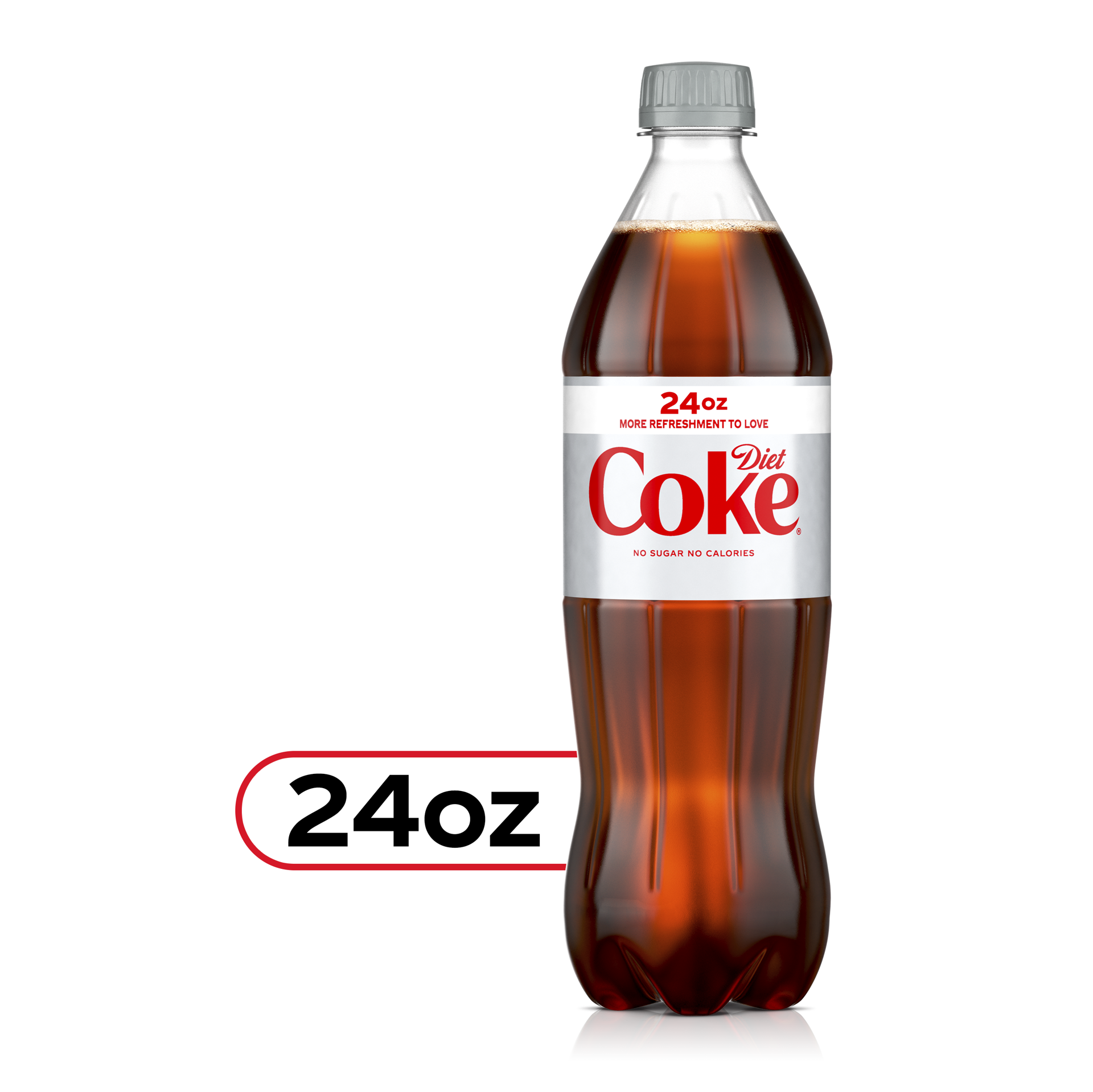 slide 1 of 5, Diet Coke Soda Soft Drink, 24 fl oz, 24 fl oz