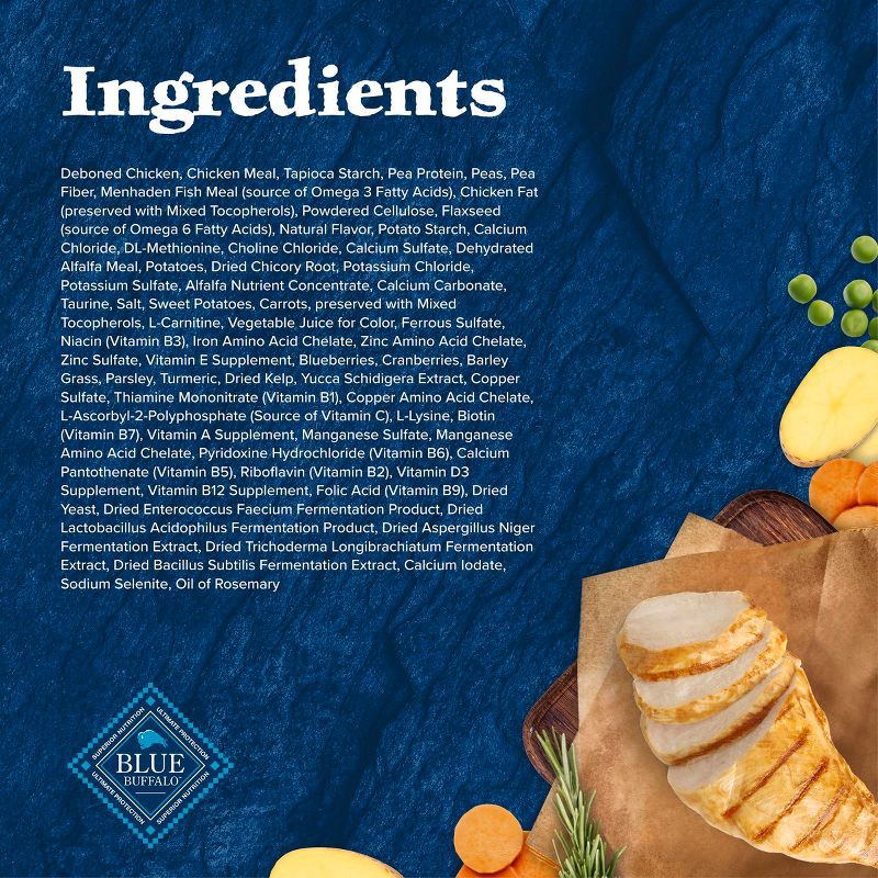 slide 5 of 11, Blue Buffalo Wilderness High Protein Natural Adult Dry Cat Food Chicken Flavor - 4lbs, 4 lb
