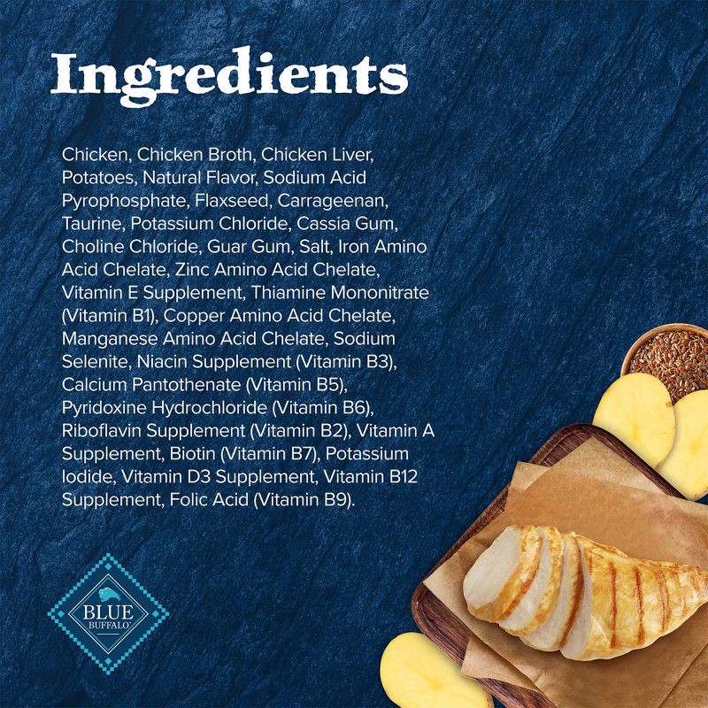 slide 5 of 10, Blue Buffalo Wilderness High Protein Grain Free Natural Adult Pate Wet Cat Food with Chicken Recipe - 5.5oz, 5.5 oz