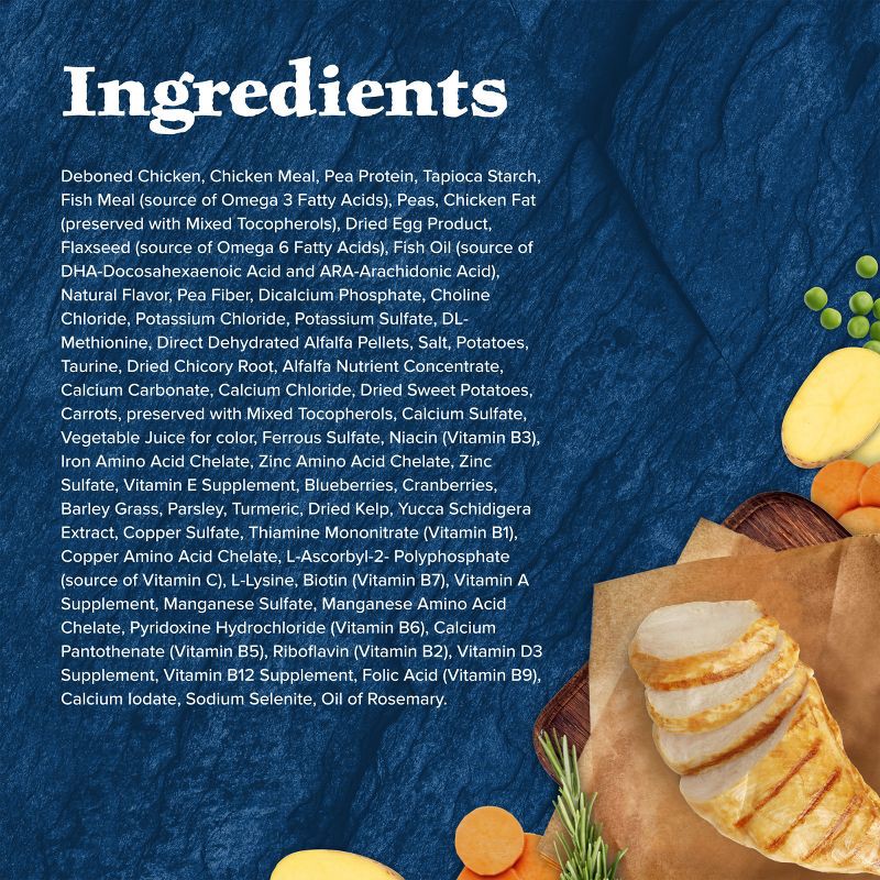 slide 5 of 11, Blue Buffalo Wilderness High Protein Natural Kitten Dry Cat Food with Chicken Flavor - 4lbs, 4 lb