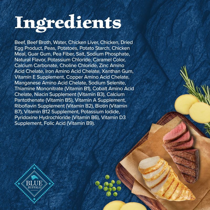 slide 5 of 10, Blue Buffalo Wilderness Wolf Creek Stew High Protein Natural Wet Dog Food with Hearty Beef Stew in Gravy - 12.5oz, 12.5 oz