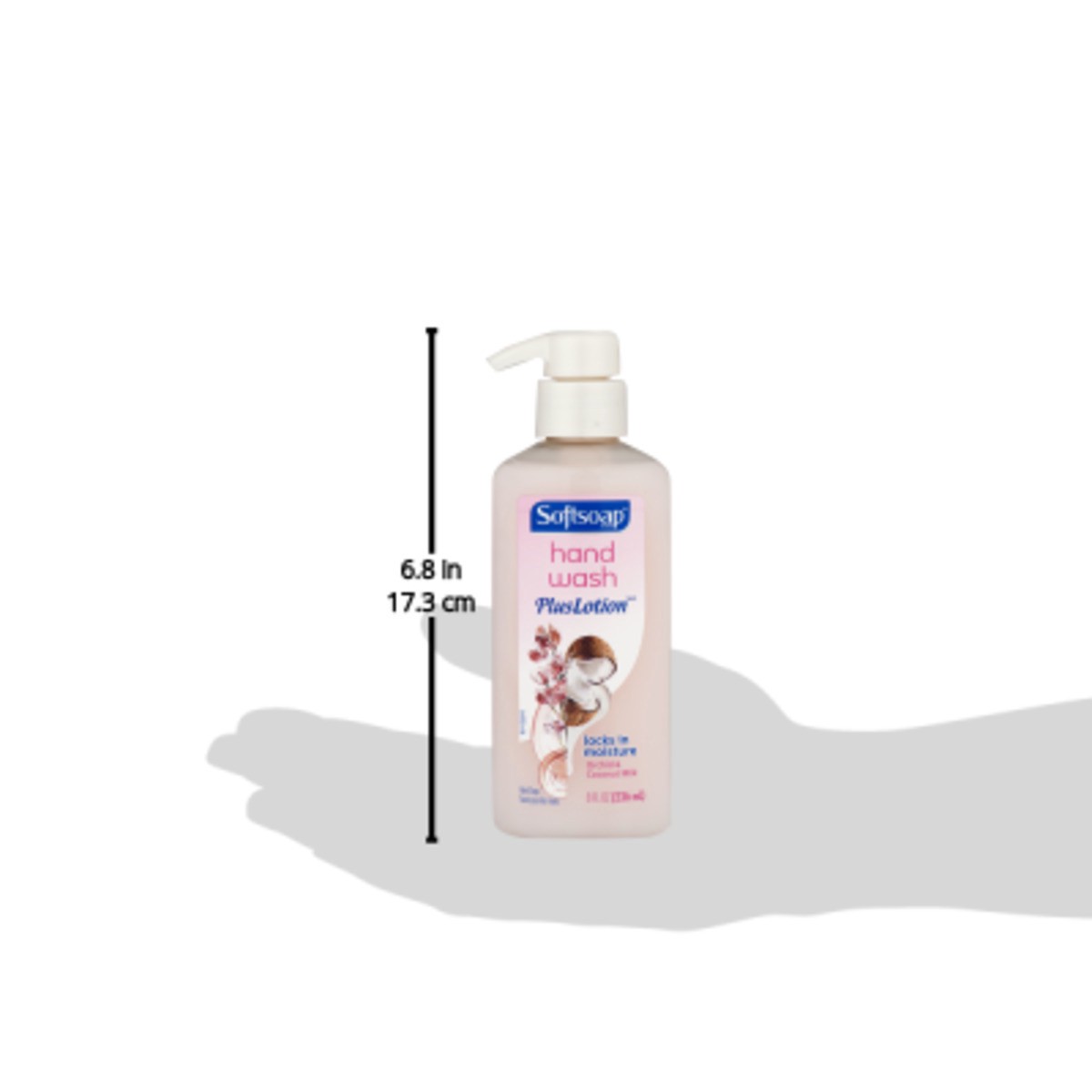 slide 5 of 9, Softsoap Orchid And Coconut Milk Hand Wash Plus Lotion Pump, 8 fl oz