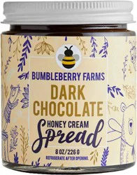 Bumbleberry Farms Dark Chocolate Honey Cream Spread