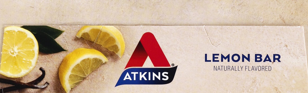 slide 7 of 11, Atkins Lemon Bar, 5 ct; 1.41 oz