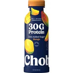 Chobani 30G Protein Lowfat Greek Yogurt Drink Mango 14 fl oz