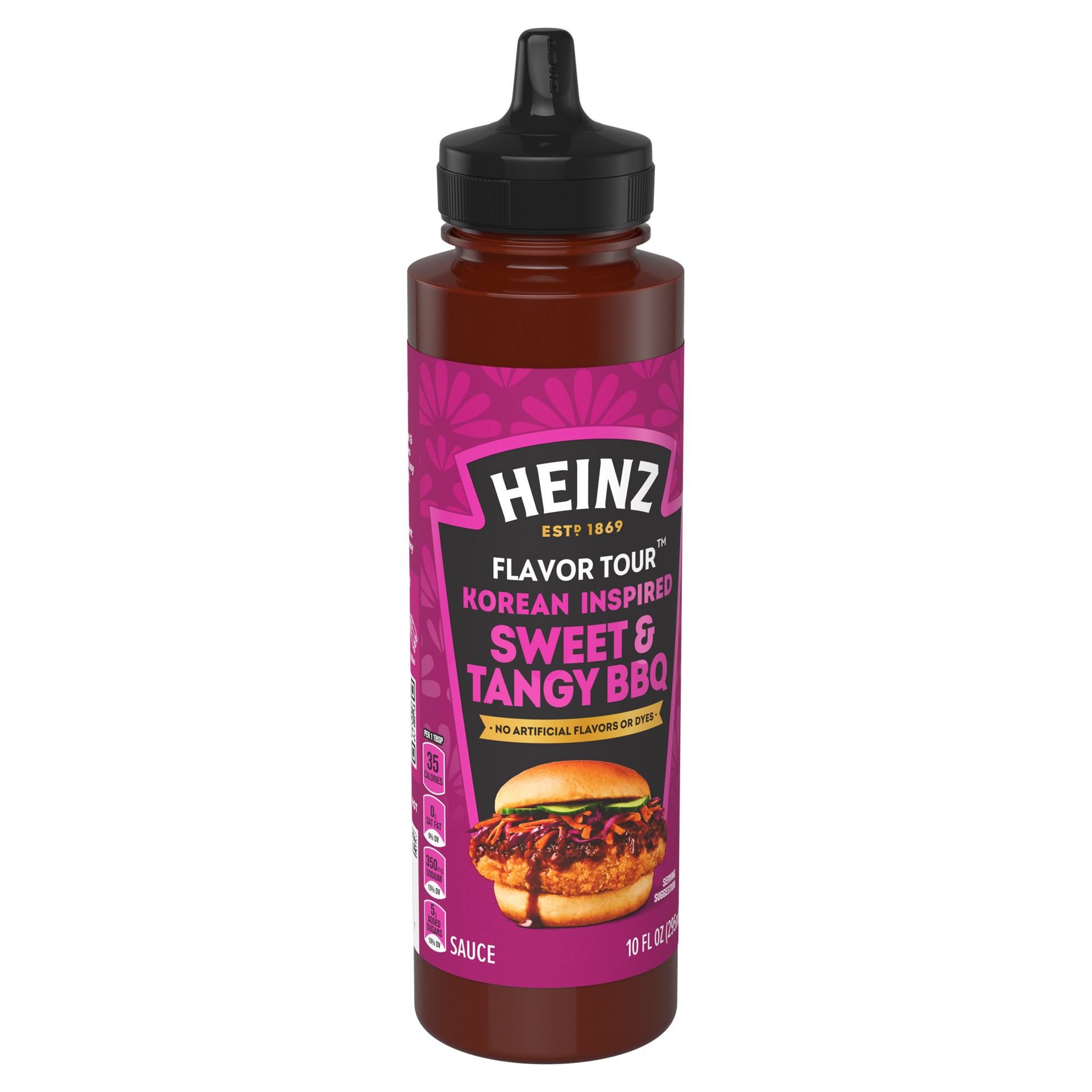 slide 4 of 5, Heinz Korean Swt N Tangy Bbq, 10 oz